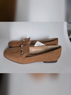 LOFT Outlet brown suede loafers Size 7